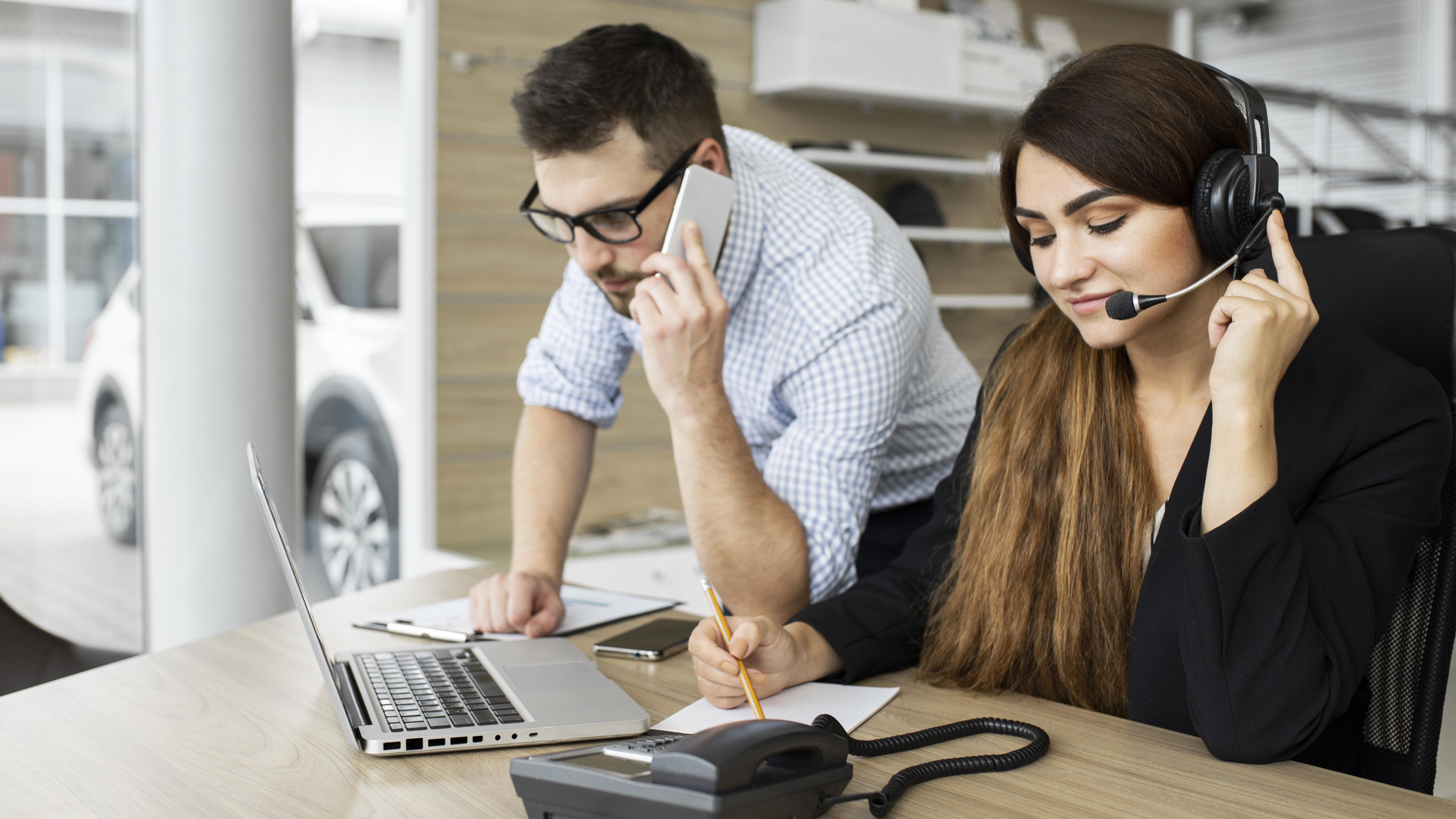 Customer support team